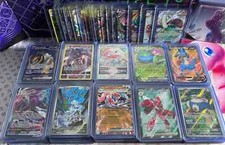 Pokemon Karten Sammlung Deutsch - 101 Stück Inkl. 25 Holos + Ultra Seltene V/ex