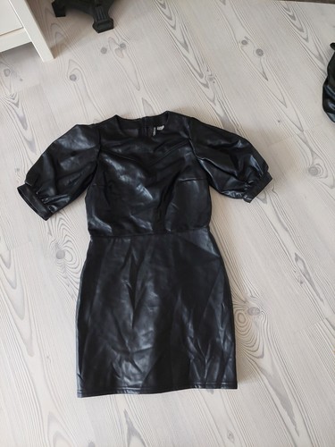 Lederimitat kleid gr 36 - h&m, gr.36