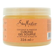 🧴 SheaMoisture Coconut & Hibiscus Curling Gel 326 ml–Lockenpflege Seidenprotein