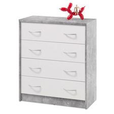 Kommode beton weiß 74 cm - -,