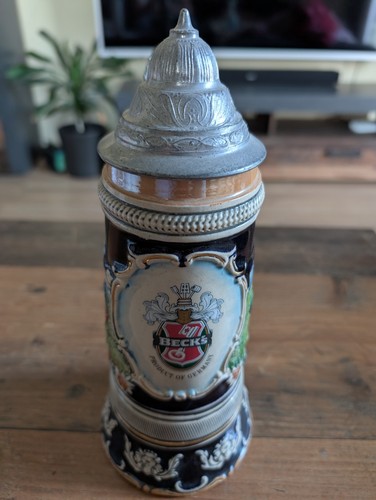 Vintage beck bierkrug - vintage,