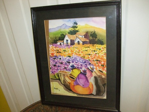 Peruanisches aquarell auf - peruanisches,