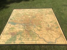 2x2m Schulwandkarte Rollkarte Lehrtafel Stadtplan Landkarte Hamburg 1:20000