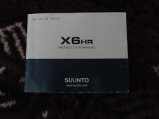 Bedienungsanleitung Uhr Suunto X6 HR