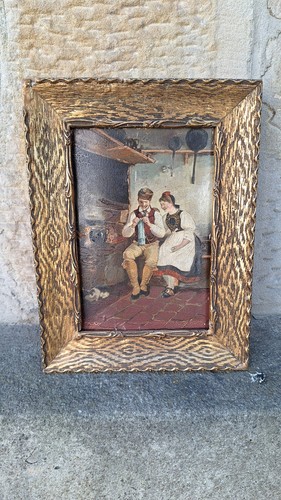 Kleines ölgemälde druck um - kleines, /druck
