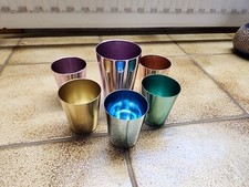 EMKA Palettan Becher 1 x Groß 5x Mittel Alubecher DDR Vintage Steampunk