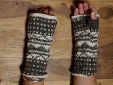 Armstulpen handgestrickt