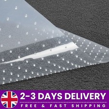 Vinyl Kunststoff Teppich Schutz Klar Läufer Heimbüro Flur Folie Matte Rolle UK