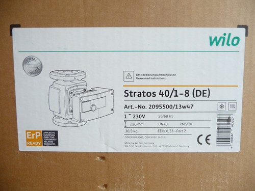 Wilo stratos 8 - 40, 1
