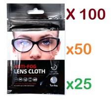 100x Anti Beschlag Linse Tuch