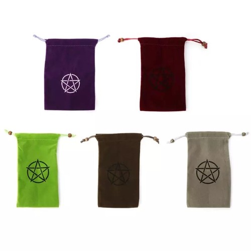 Pentagramm tarot tasche samt - pentagramm, tasche,