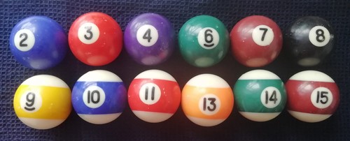 Ersatz billardkugeln 38mm mit - ersatz,