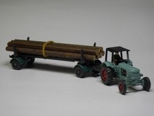 WIKING Konvolut Deutz Trecker m. Langholz-Anhänger (Typ 2)