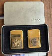 Zippo   Korean War Veterans Set    Brass Ungezündet  von  1996