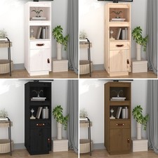 Highboard Massivholz Kiefer Bücherschrank Sideboard Kommode 34x40x108,5 cm