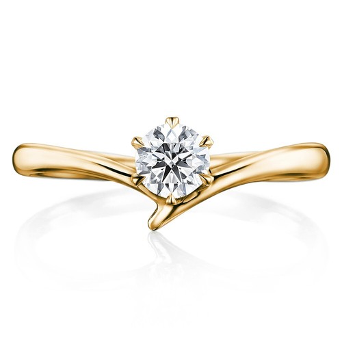 Ehering gelbgold diamant - gelbgold,