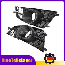 Stoßstangengitter SET schwarz glanz komplett für 14-18 Audi A6 C7 S-Line ab