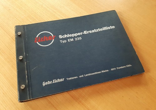 Orig eicher schlepper - eicher,
