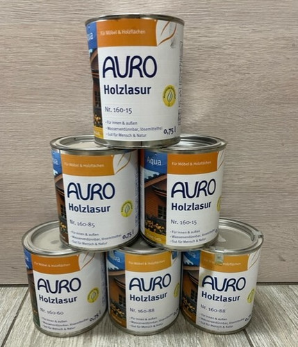 Auro aqua holzlasur - holzlasur, 0,75