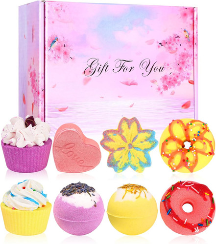 Badebomben geschenkset 8 - badebomben, geschenkset,
