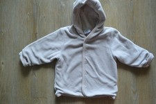 Babyjacke Jacke  Gr. 62-68 Baby Junge Übergangsjacke, beige, kuschelig