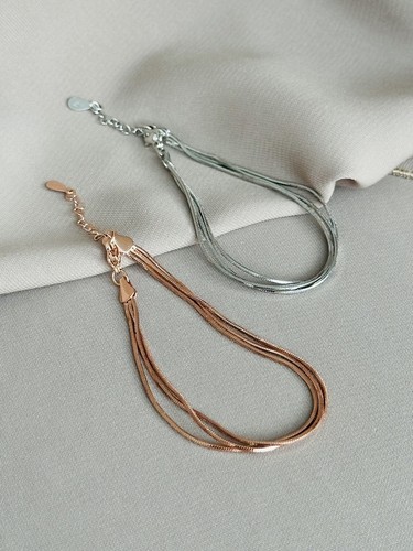 Silber plattiert armband - silber,