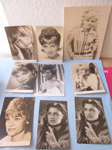 38370 autogrammkarte eva - ak,