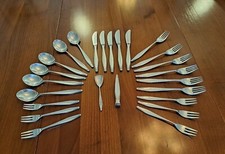 WMF Patent Friodur 90er Silber Tafelbesteck 25 teilig 1960er J.