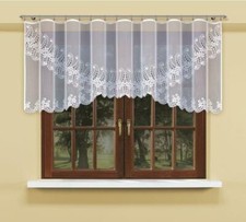 Gardine mit Kräuselband Jacquard Vorhang Store Fertiggardine