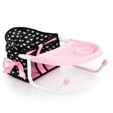 Tischsitz für Puppen rosa und