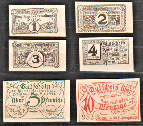 Notgeld bethel bielefeld - notgeld, bethel/bielefeld