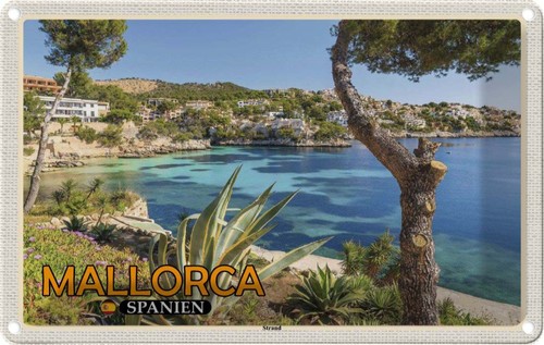 Blechschild 12x18 mallorca - blechschild,