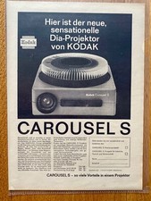 Kodak Carousel S Dia Projektor Original 1964 Vintage Advert Werbung Reklame