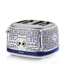 Ariete Toaster 156 Capri 4 Schlitz Toaster 6 Bräunungsstufen Mediterranes Design