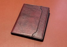 Neu, Echtleder Notizbuch mit