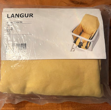 IKEA LANGUR Sitzbezug/Polster für Hochstuhl in gelb NEU OVP