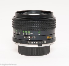 Minolta MC Rokkor PG Objektiv 1,4 50mm, gebraucht, vom Fachhandel
