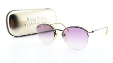 J.P. GAULTIER Sonnenbrille JPG 55-1172 Panto Industrial Half-Rim Frame 90s Japan