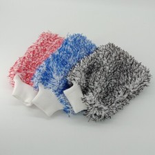 3x Auto Motorrad Waschhandschuh Mikrofaser Handschuh Reinigung Autoaufbereitung