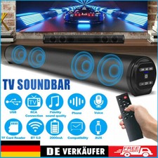 Soundbar Wireless 4 Lautsprechersystem Subwoofer Bluetooth Surround TV Heimkino