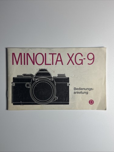 Minolta 9 - minolta, xg-9