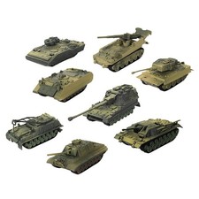 8x 4D Plastik Militär Panzer Modell Armee Figuren Kinder Spielzeug Geschenk H2J2