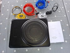Bass Box Aktiv Subwoofer 150W Kompakt Lautsprecher Auto Untersitz