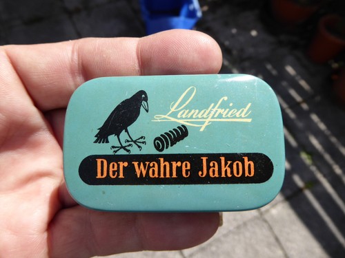 Alte blechdose kautabak - kautabak,