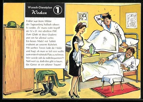 Wunsch dienstplan wecken - ak,