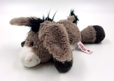 Nici Esel Donkey ca. 20 cm liegend Kleeblatt am Huf