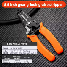 Abisolierzange Abisolierwerkzeug 3 in Abisolierer Drahtschneider 10-22 AWG