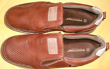 Elegante Herren Slipper Schlupfschuhe WOODSTONE, Gr. 43-braun-neuwertig