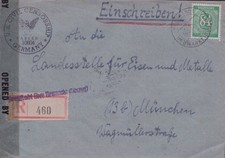 (885) GEMEINSCHAFTSAUSGABE Fernbr. Einsch. Zensur EF Not-R FREYSTADT - München