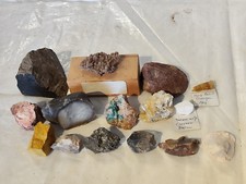 15 alte Mineralien als